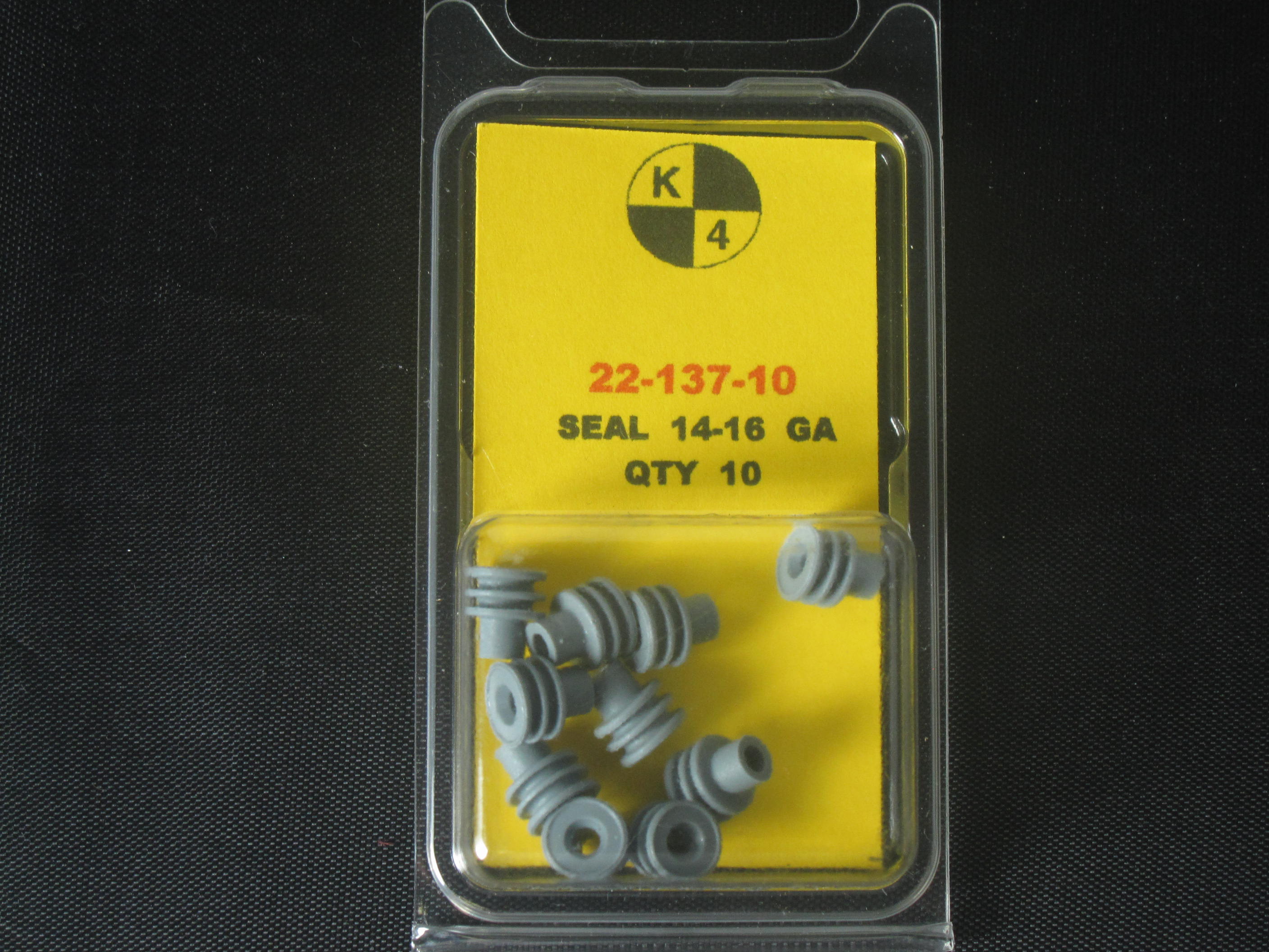 (image for) #22-137-10 14 GAUGE GREY 10PC - Click Image to Close